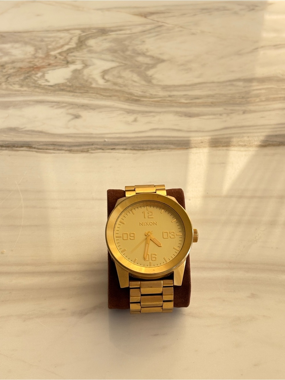 Nixon Gold-Tone Men's Stainless Steel Bracelet Watch